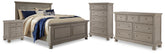 J&M Furniture - Ashley Furniture - Lettner California King Panel Bed, Dresser, Chest and 2 Nightstands - California King Panel Bed, Dresser, Chest and 2 Nightstands - B733B47